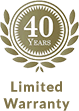 40 year Warranty logo